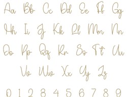 Satin Stripes Script Style