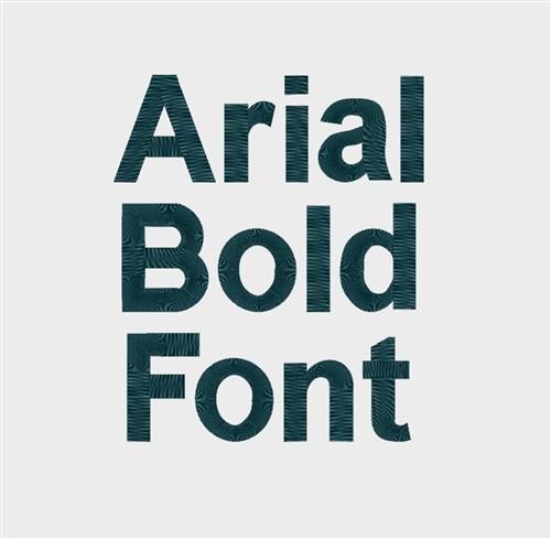 Arial bold