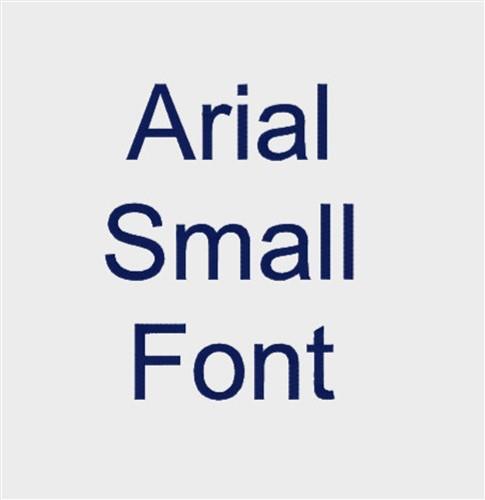Arial small