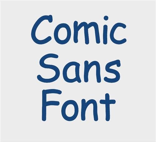 Comic sans
