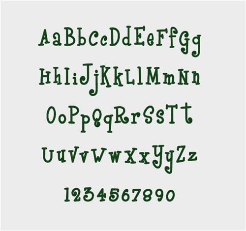 Boyzrgross Embroidery Font - Whimsical Colorful Handwriting - PES, DST & 6 formats