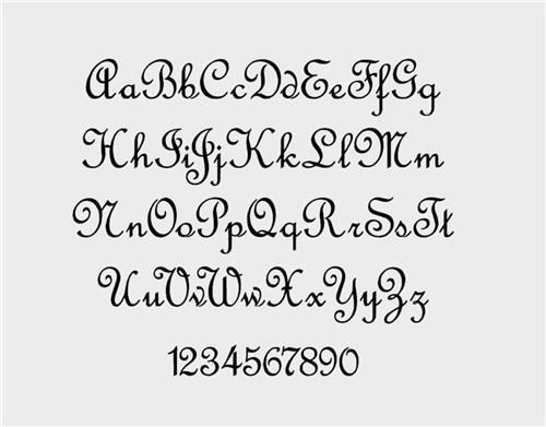 French script Embroidery Font - Elegant Handwriting Style - PES, DST & 6 formats