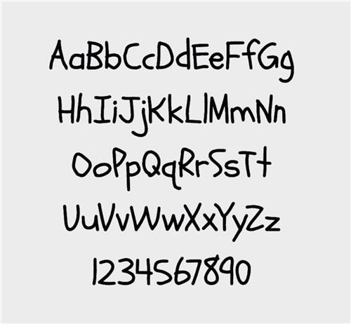 Schoolbell Embroidery Font - Playful Handwriting Style - PES, DST & 6 formats