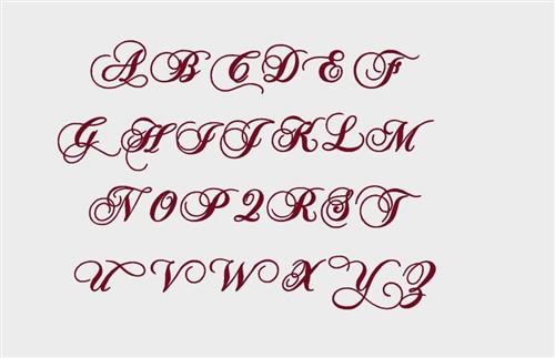 Chopin script monogram