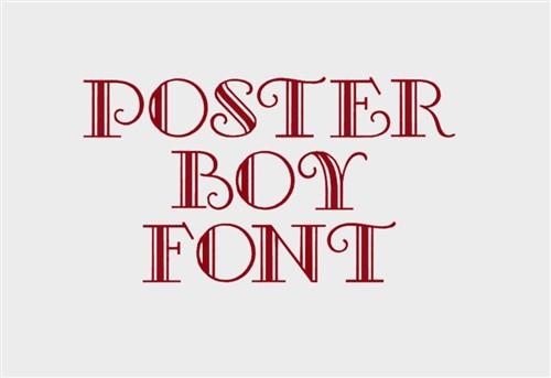 Poster boy monogram