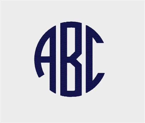 Round monogram