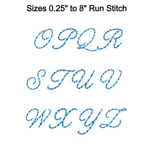 Blue Bird Triple Run Font