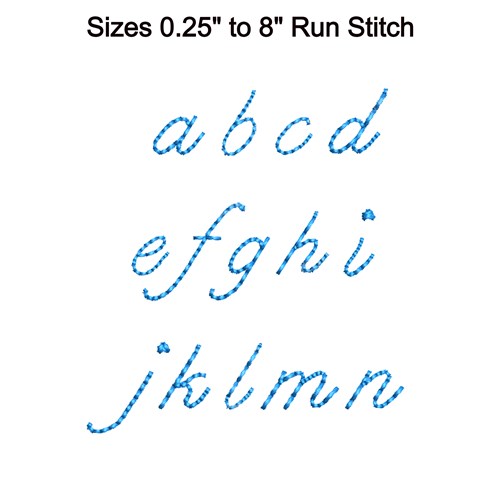 Blue Bird Triple Run Font