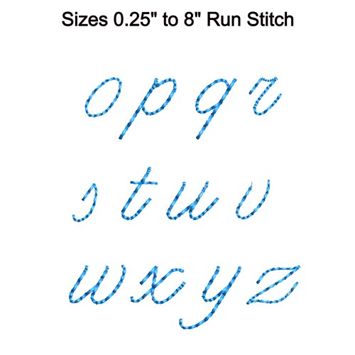 Blue Bird Triple Run Font