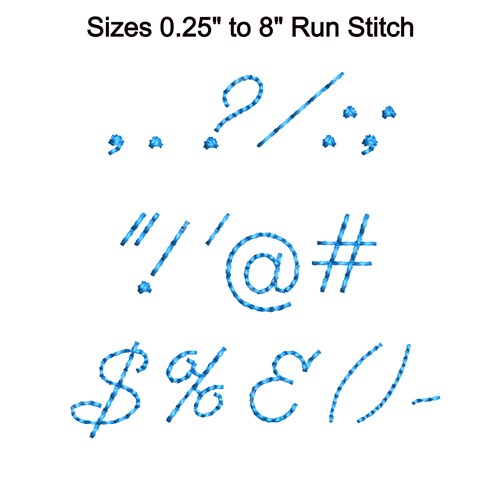 Blue Bird Triple Run Font