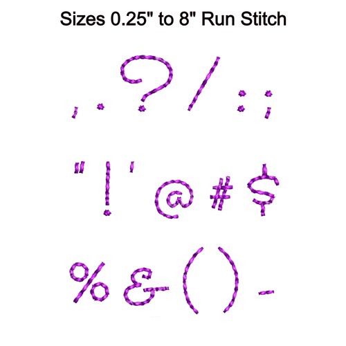 Camelia Triple Run Font Embroidery Font - Flowing Cursive Script Lettering - PES, DST & 6 formats