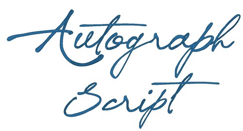 Autograph Script Font