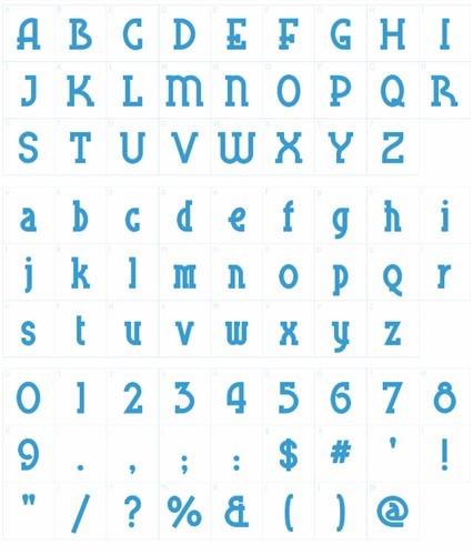 Thames River Font Embrilliance