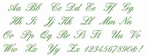 Nottingham Script Embrilliance