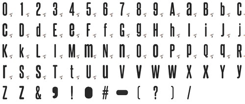 Block Set Font