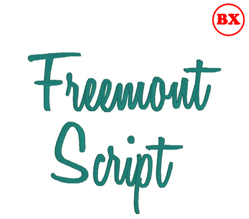 Freemont Script Embrilliance