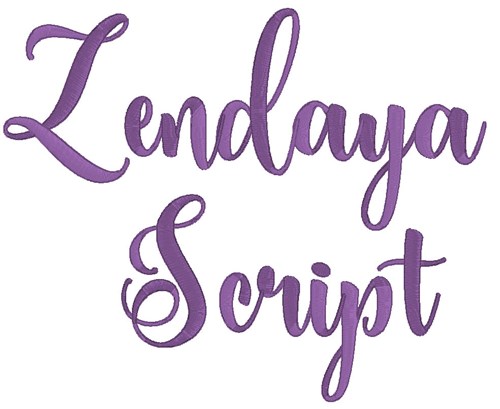 Zendaya Script Font
