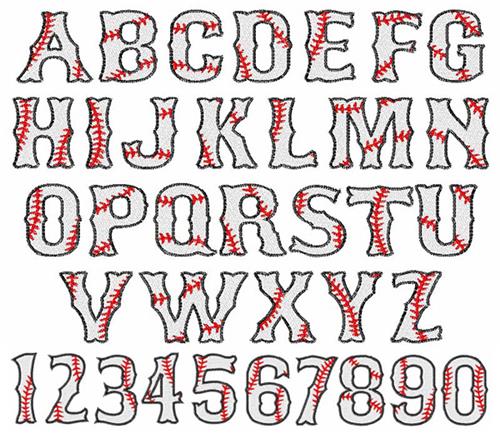 BASEBALL Font BASEBALL Font