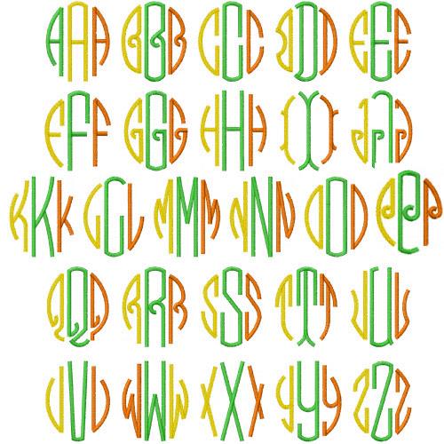 Circle Monogram Circle Monogram