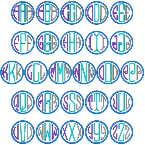 Circle Monogram II Circle Monogram II