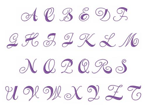 Curly Monogram Font Curly Monogram Font