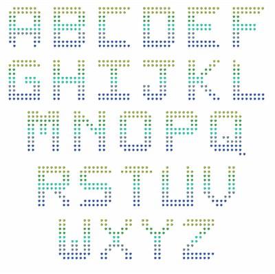 Dotted Monogram Font Dotted Monogram Font