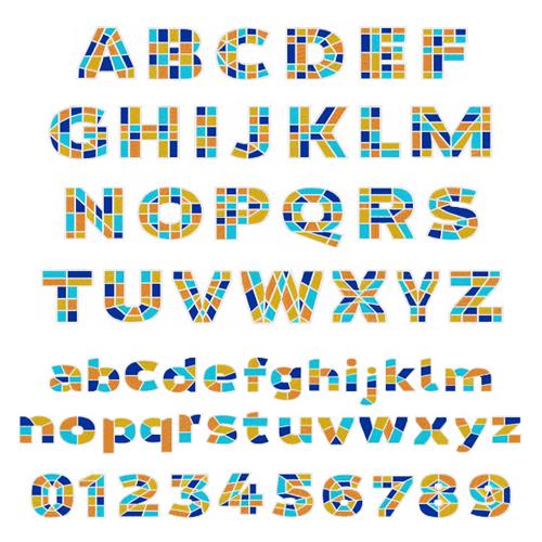 Mosaic Font Mosaic Font