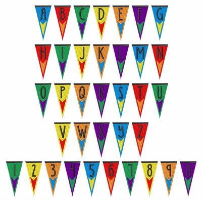 Pennant Flag Font Pennant Flag Font