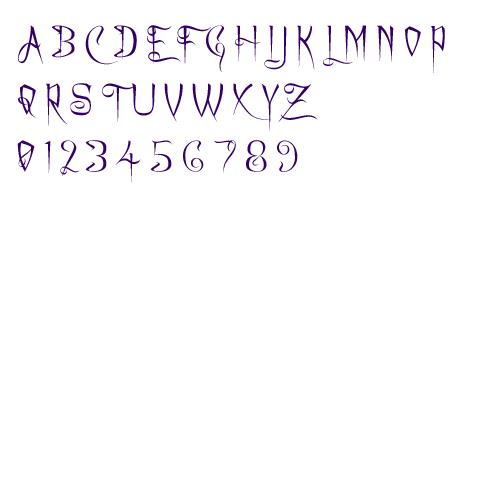 Charming Embroidery Font Charming Embroidery Font
