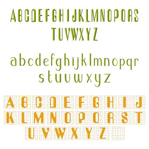 Gridded Font Gridded Font