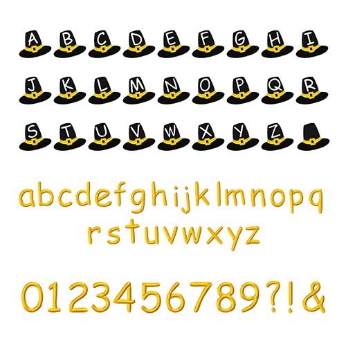 Pilgrim Hat Font Pilgrim Hat Font