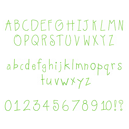 Primitive Redwork Alphabet Primitive Redwork Alphabet