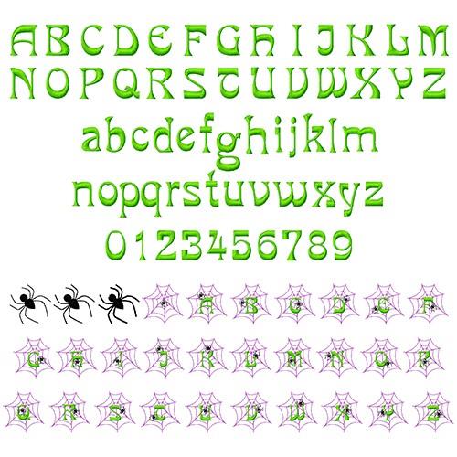 Spider Web Font Spider Web Font