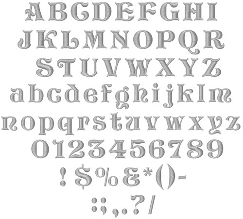 storybook font letters