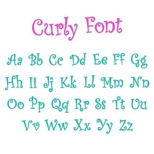 Curly - 12 Sizes Included Embrilliance