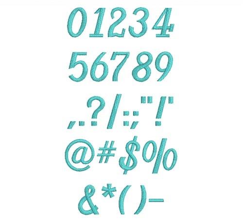 ItalianScript - 12 Sizes Included Embrilliance