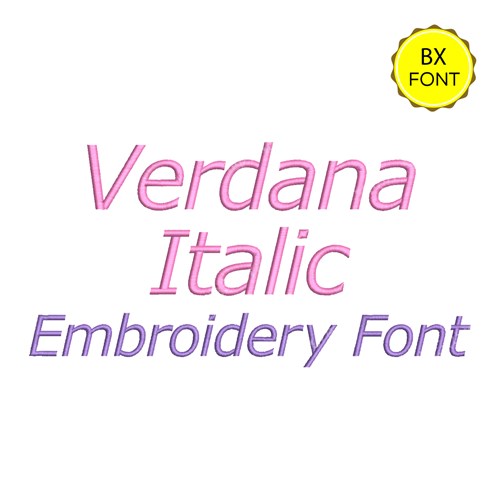 Verdana Italic Embrilliance