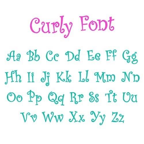 Curly Font