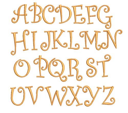Curly Font