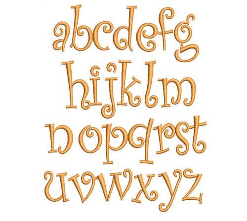 Curly Font