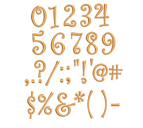 Curly Font