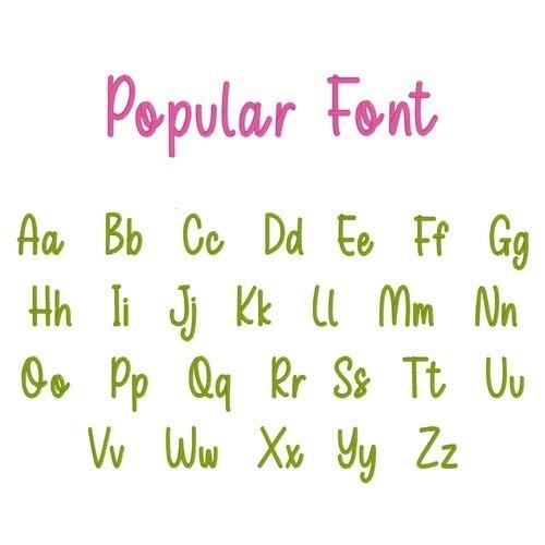 Popular Font
