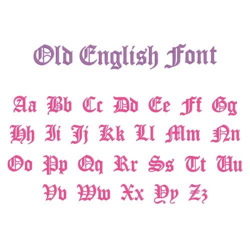 Old English Font