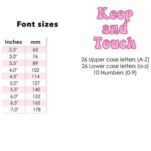 Keep On Truckin Applique Font