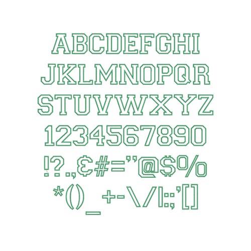 Varsity 2 Color Font