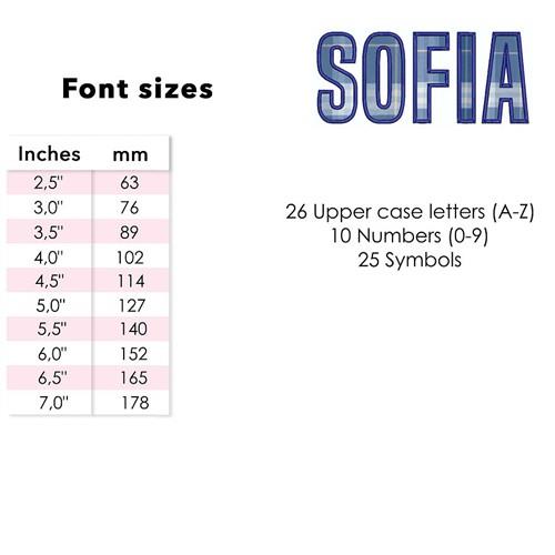 Sofia Applique Font