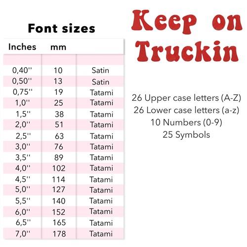 Keep On Truckin Font