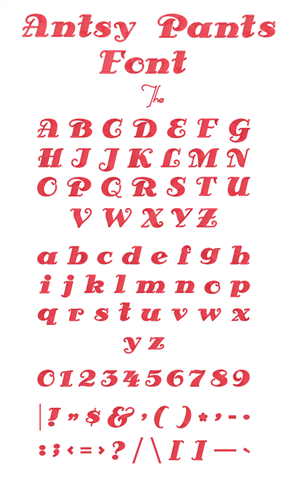 Antsy Pants Font