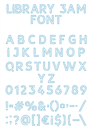Library Font