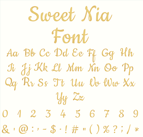SweetNia Font